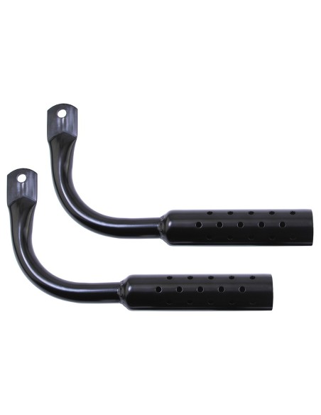 Muffler W/Holes Black.